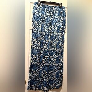 MICHAEL Michael Kors Blue Paisley Pants